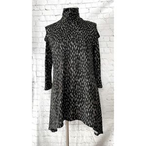 Clara Sun Woo | Cold Shoulder Turtleneck Sweater